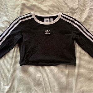 Adidas Long Sleeve Crop Top